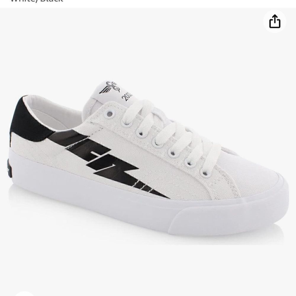 Creative Recreation Zeus Canvas Lo Shoes White/Black 9 NWT
